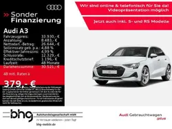 Weiß Gebraucht 2024 Audi A3 Sportback Advanced Kombi | 33.930 € (Fairer Preis)