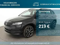 Schwarz Gebraucht 2021 Skoda Karoq SportLine SUV | 26.580 € (Guter Preis)