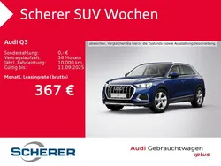 Navarrablau metallic (metallic) Gebraucht 2025 Audi Q3 Ambiente SUV | 40.350 € (Fairer Preis)