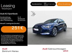 Blau Gebraucht 2024 Audi A3 Sportback Advanced Limousine | 32.679 € (Fairer Preis)