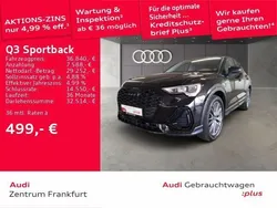Mythosschwarz metallic Gebraucht 2022 Audi Q3 Sportback S-Line SUV | 35.850 € (Fairer Preis)