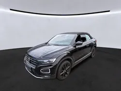 Schwarz Gebraucht 2021 VW T-Roc Cabriolet Style Cabrio | 17.990 € (Fairer Preis)