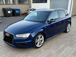 Blau Gebraucht 2015 Audi A3 Sportback S-Line Kleinwagen | 18.999 € (Etwas zu teuer)