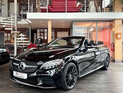 Obsidianschwarzmet. (metallic) Gebraucht 2021 Mercedes C180 AMG line Cabrio | 31.900 € (Fairer Preis)