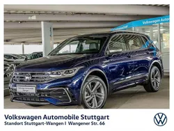 Blau Gebraucht 2024 VW Tiguan Allspace R-line SUV | 46.830 € (Etwas zu teuer)