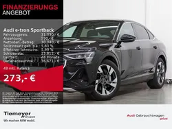 Schwarz Gebraucht 2022 Audi e-tron Sportback S-Line SUV | 31.330 € (Superpreis)