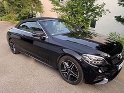 Schwarz Gebraucht 2020 Mercedes C200 AMG Cabrio | 31.490 € (Fairer Preis)