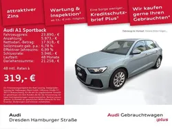 Pfeilgrau perleffekt Gebraucht 2023 Audi A1 Sportback Advanced Plus Kleinwagen | 23.890 € (Fairer Preis)