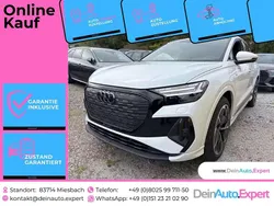Gletscherweiss metallic Gebraucht 2023 Audi Q4 e-tron S-Line SUV | 39.900 € (Etwas zu teuer)