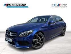 Grau Gebraucht 2018 Mercedes C200 AMG line Limousine | 23.916 € (Fairer Preis)