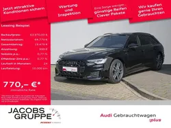 Schwarz Gebraucht 2024 Audi A6 S-Line Kombi | 63.969 €