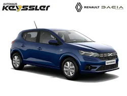 Ironblau metallic (metallic) Gebraucht 2023 Dacia Sandero Expression Kleinwagen | 17.580 € (Fairer Preis)