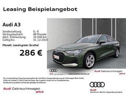 Distriktgrün metallic Gebraucht 2025 Audi A3 Advanced Plus Limousine | 27.980 € (Fairer Preis)