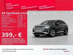 Schwarz Gebraucht 2022 Audi Q4 Sportback e-tron S-Line SUV | 33.531 € (Fairer Preis)