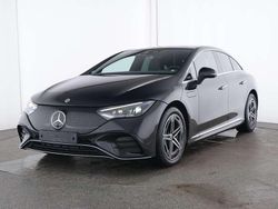 Metalliclack obsidianschwarz Gebraucht 2025 Mercedes EQE300 AMG Limousine | 51.210 € (Guter Preis)