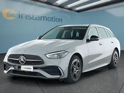 Grau Gebraucht 2024 Mercedes C300e Kombi | 58.099 €