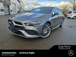 lack mountaingrau (metallic) Gebraucht 2020 Mercedes CLA250e Shooting Brake AMG Kombi | 29.639 € (Fairer Preis)