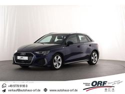 Blau Gebraucht 2021 Audi A3 Sportback S-Line Kleinwagen | 24.990 € (Etwas zu teuer)