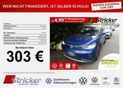 Blue dusk metallic (metallic) Gebraucht 2023 VW ID.4 Pro Performance SUV | 30.932 € (Superpreis)