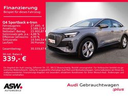 Kieselgrau Gebraucht 2022 Audi Q4 Sportback e-tron S-Line SUV | 27.490 € (Fairer Preis)