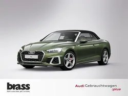 Distriktgrün metallic/verdeck schwarz Gebraucht 2025 Audi A5 Cabriolet Ambiente Cabrio | 51.700 € (Superpreis)
