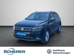 Schwarz (metallic) Gebraucht 2021 VW Tiguan Allspace SUV | 29.900 € (Guter Preis)