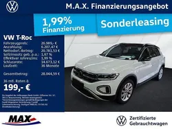 Pure white Gebraucht 2024 VW T-Roc Style SUV | 26.989 € (Guter Preis)