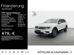 Weiß Gebraucht 2019 VW Tiguan Allspace Comfortline SUV | 20.980 € (Fairer Preis)