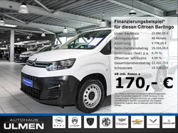 Weiss icy/deckende lackierung Gebraucht 2023 Citroën Berlingo Van / Kleinbus | 22.967 € (Guter Preis)