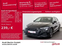 Mythosschwarz metallic Gebraucht 2022 Audi A3 Sportback e-tron Ambiente Limousine | 26.800 € (Fairer Preis)