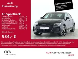 Mythosschwarz metallic Gebraucht 2025 Audi A3 S-Line Limousine | 51.155 €