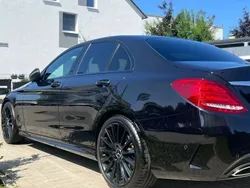 Schwarz Gebraucht 2015 Mercedes C180 AMG line Limousine | 18.500 € (Etwas zu teuer)