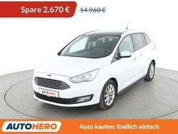 Weiß Gebraucht 2018 Ford Grand C-Max Titanium Van / Kleinbus | 12.290 € (Fairer Preis)