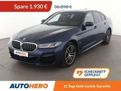 Phytonicblau Gebraucht 2021 BMW 530e M Sport Limousine | 34.960 € (Etwas zu teuer)