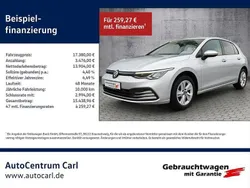 Silber Gebraucht 2020 VW Golf VIII Life Limousine | 17.180 € (Guter Preis)