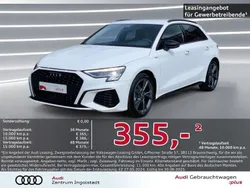 Ibisweiß Gebraucht 2024 Audi A3 Sportback S-Line Limousine | 35.450 € (Superpreis)
