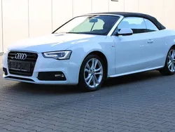 Gletscherweiß metallic Gebraucht 2016 Audi A5 Cabriolet S-Line Cabrio | 15.490 € (Guter Preis)