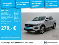 White silver metallic Gebraucht 2020 VW T-Roc Sport SUV | 23.189 € (Guter Preis)
