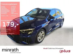 Blau Gebraucht 2024 Audi A3 Sportback S-Line Limousine | 34.669 € (Fairer Preis)