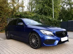 Blau Gebraucht 2016 Mercedes C220 AMG line Kombi | 15.200 € (Fairer Preis)