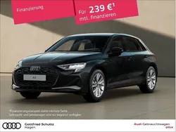 Schwarz Gebraucht 2024 Audi A3 Sportback Advanced Limousine | 27.770 € (Superpreis)