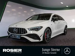 Weiss / polarweiß Gebraucht 2024 Mercedes CLA35 AMG Shooting Brake AMG Kombi | 43.890 € (Guter Preis)