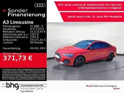 Rot Gebraucht 2025 Audi A3 S-Line Limousine | 41.888 € (Fairer Preis)