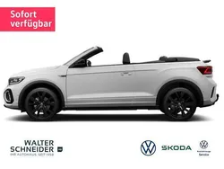 Pure white uni schwarz Neu 2025 VW T-Roc Cabriolet R-line Cabrio | 47.036 € (Fairer Preis)