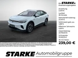 Weiß (gletscherweiß metallic) Gebraucht 2022 VW ID.4 Pure SUV | 23.290 € (Guter Preis)
