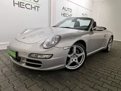 Silber Gebraucht 2008 Porsche 911 Carrera Cabriolet Cabrio | 49.900 € (Superpreis)