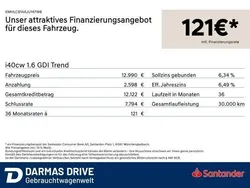 Weiß Gebraucht 2018 Hyundai i40 Trend Limousine | 12.990 € (Guter Preis)