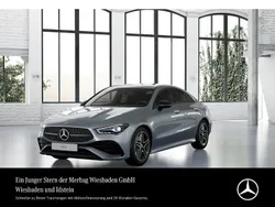 Hightech silber Gebraucht 2024 Mercedes CLA200 AMG Line Premium Coupé | 36.790 € (Fairer Preis)