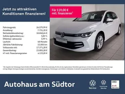 Oryxweiß perlmutteffekt Gebraucht 2024 VW Golf VIII Life Limousine | 26.580 € (Fairer Preis)