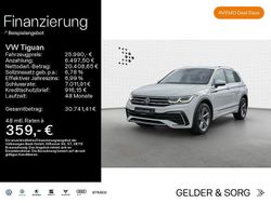 Pure white Gebraucht 2022 VW Tiguan R-line SUV | 25.990 € (Guter Preis)